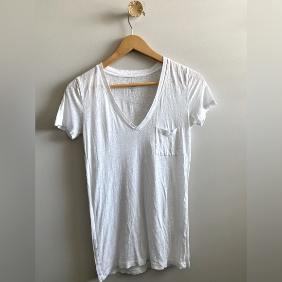 Jcrew Linen T Shirt - Picture 1 of 3